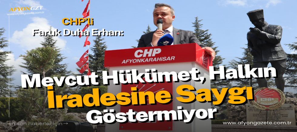 CHP'li Erhan: 