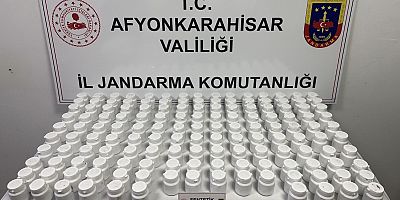 Afyon Çayırbağ’da Durdurulan Araçtan Binlerce Hap Çıktı