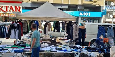 AFYON'DA BAYRAM HAFTASI İÇİN AMBARYOLU'NA KURULAN PAZAR YERİ TAŞINIYOR