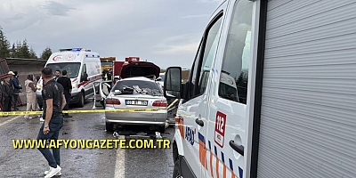 Çobanlar-Bolvadin Yolunda Feci Kaza: Ölü ve Yaralılar Var!