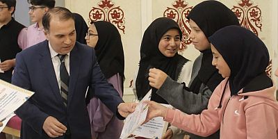 Afyon Dinar’da Ortaokullar Arası Yarışma Düzenlendi