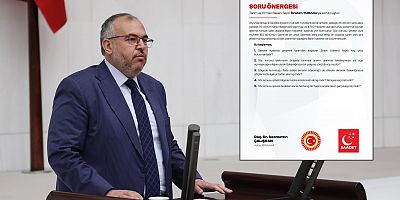 Saadet Partili Çalışkan’dan Sandıklı’da Jeotermal ve Tarımsal Tekelleşmeye Karşı TBMM’de Soru Önergesi